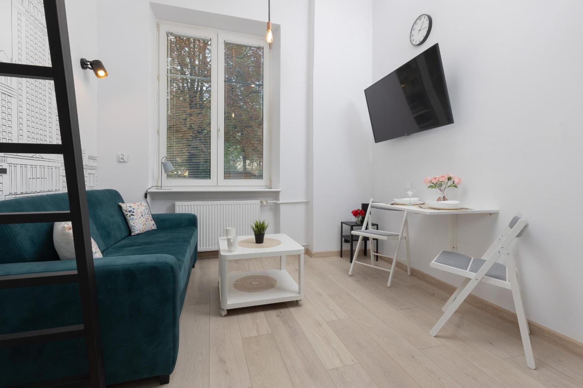 Aleja Wyzwolenia Studio with Mezzanine Warsaw Downtown by Noclegi Renters Esterno foto